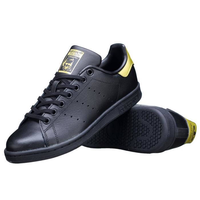 stan smith homme noir et or