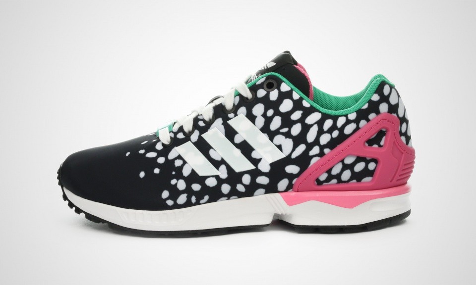 adidas zx flux femme grise et rose