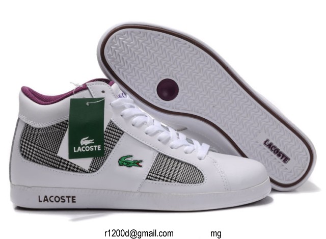 baskets lacoste homme pas cher